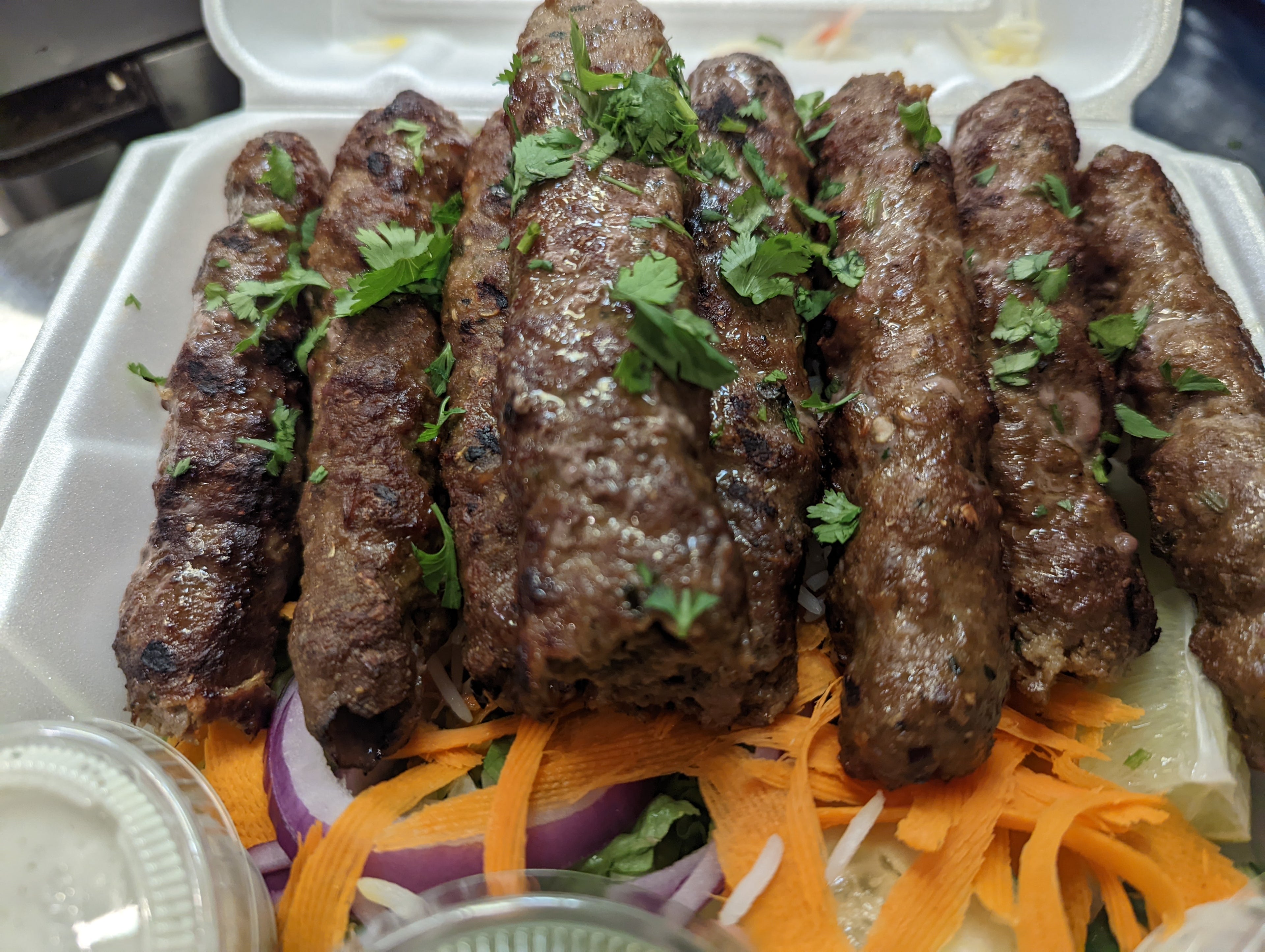 1lb beef seekh kabobs